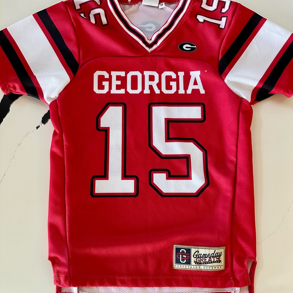 Youth Carson Beck Georgia Red Football Jersey